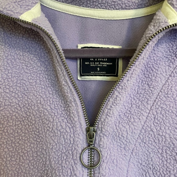 Abercrombie Colorblock Half Zip Sweater - Picture 5 of 6